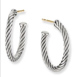 David Yurman hoop earrings (reposted)